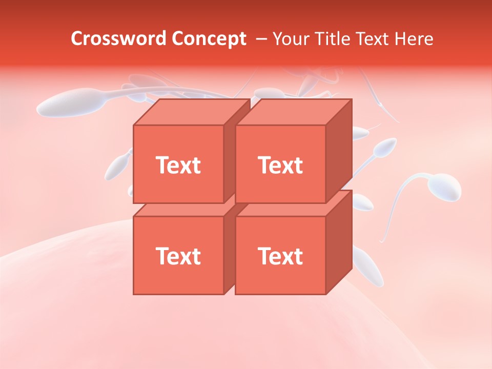 Fertilization Reproduction Study PowerPoint Template