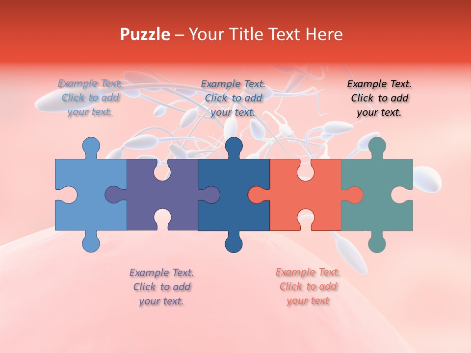 Fertilization Reproduction Study PowerPoint Template