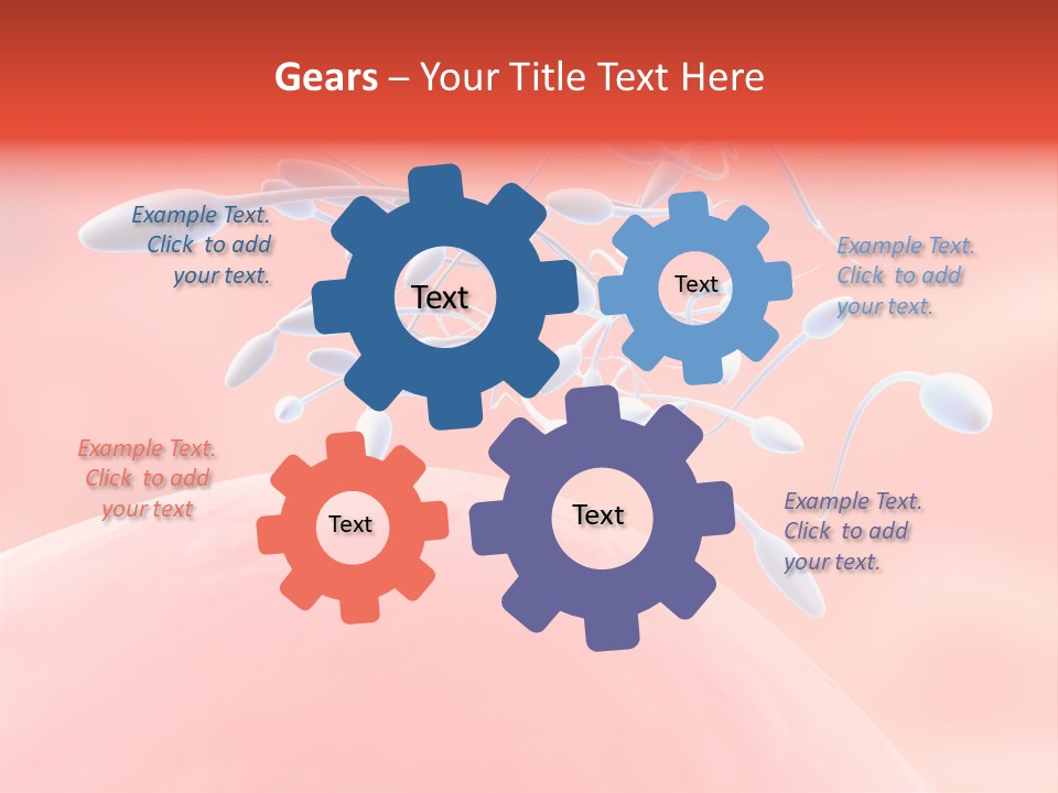 Fertilization Reproduction Study PowerPoint Template