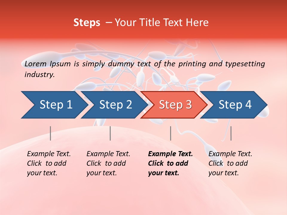 Fertilization Reproduction Study PowerPoint Template