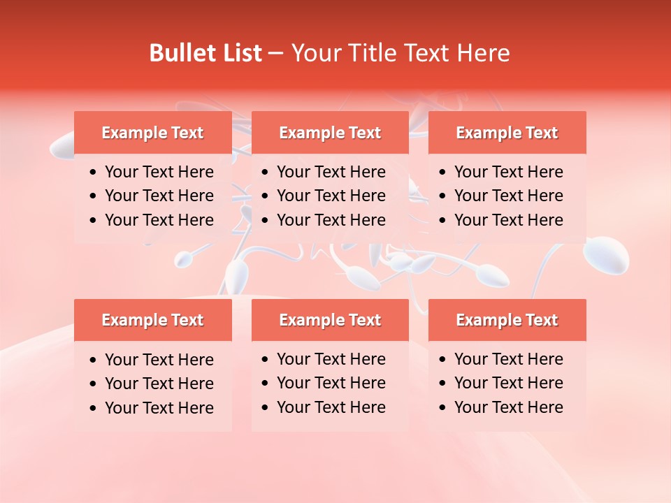 Fertilization Reproduction Study PowerPoint Template
