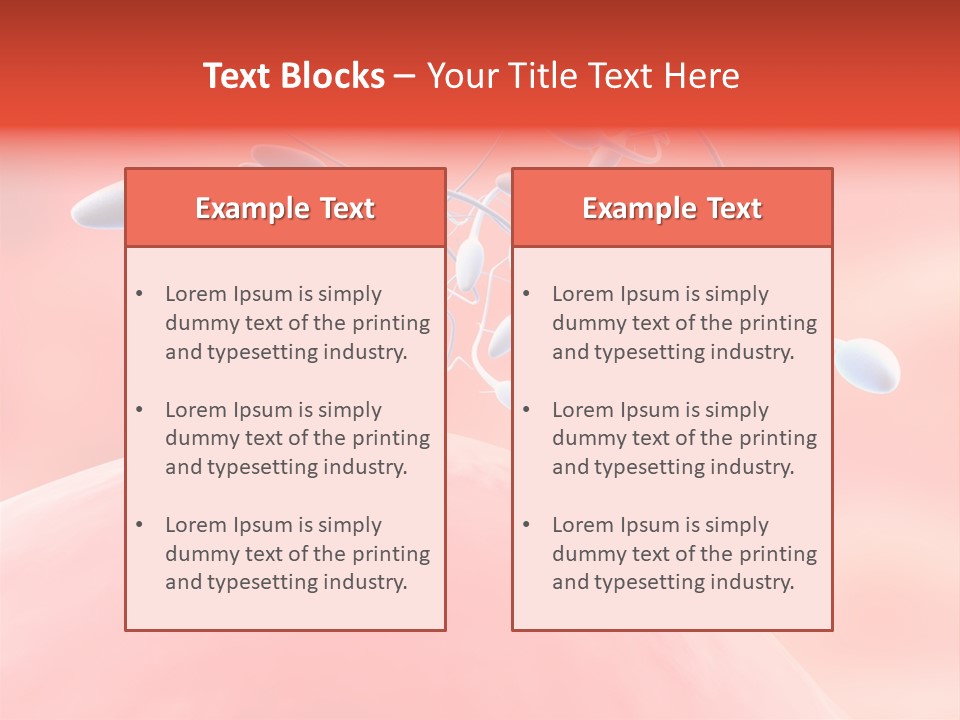 Fertilization Reproduction Study PowerPoint Template