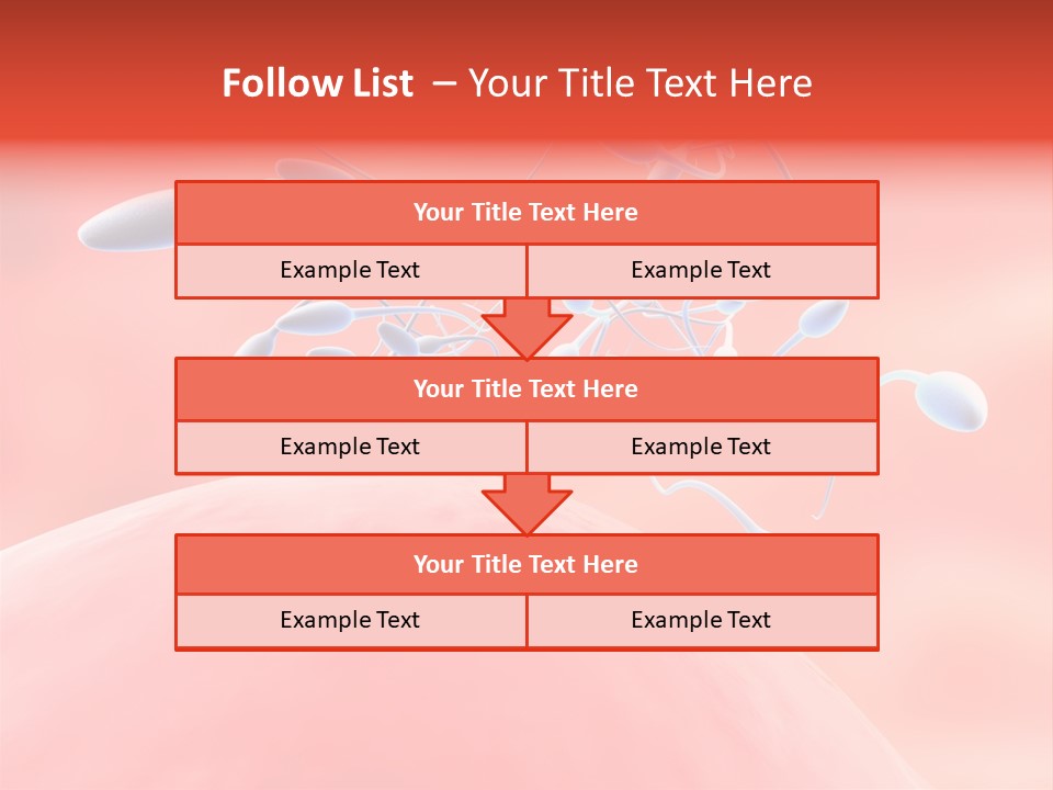 Fertilization Reproduction Study PowerPoint Template