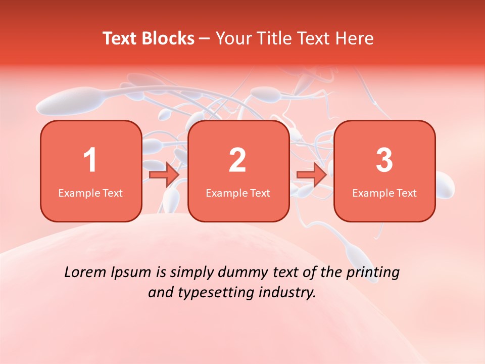Fertilization Reproduction Study PowerPoint Template