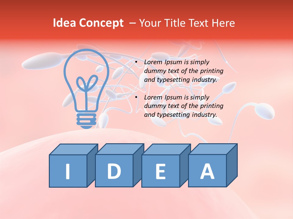 Fertilization Reproduction Study PowerPoint Template