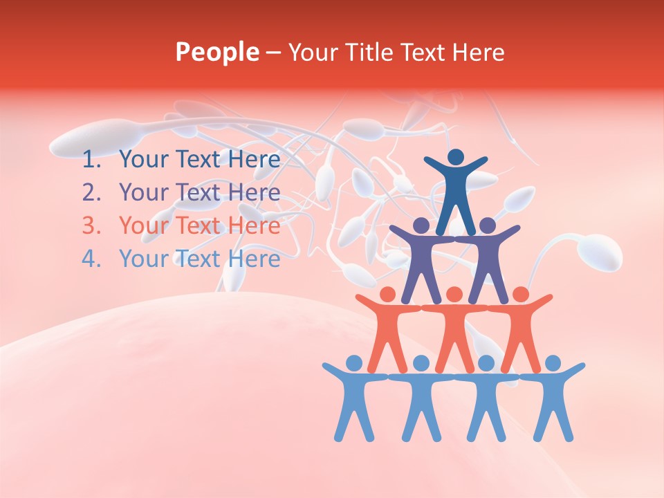 Fertilization Reproduction Study PowerPoint Template