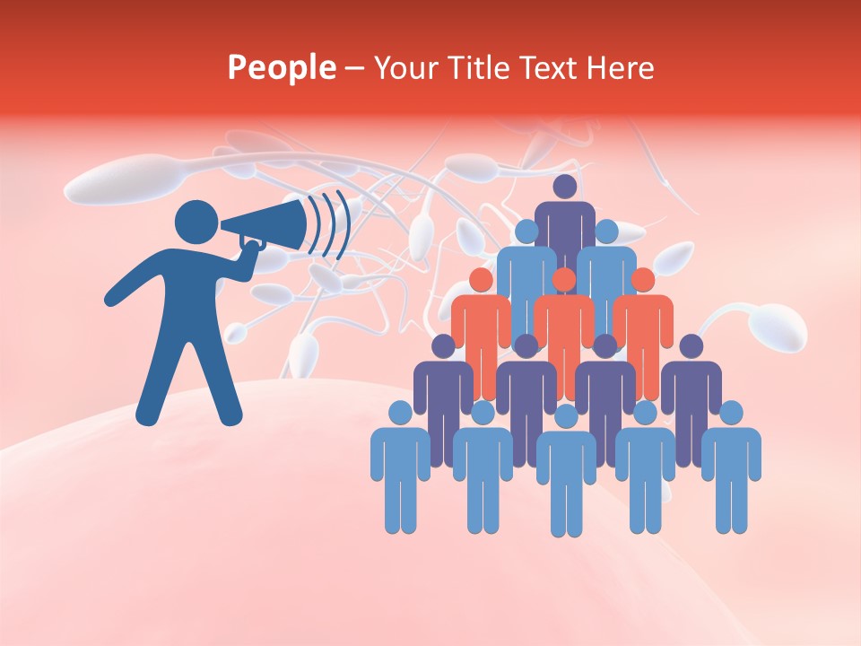 Fertilization Reproduction Study PowerPoint Template