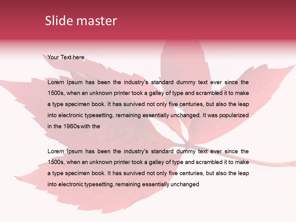 Fall Natural Botany PowerPoint Template