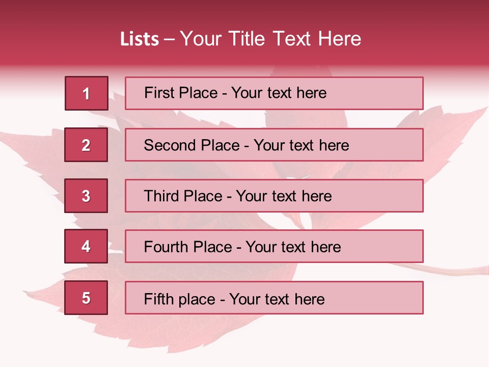 Fall Natural Botany PowerPoint Template