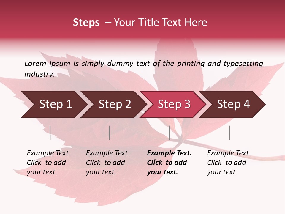 Fall Natural Botany PowerPoint Template