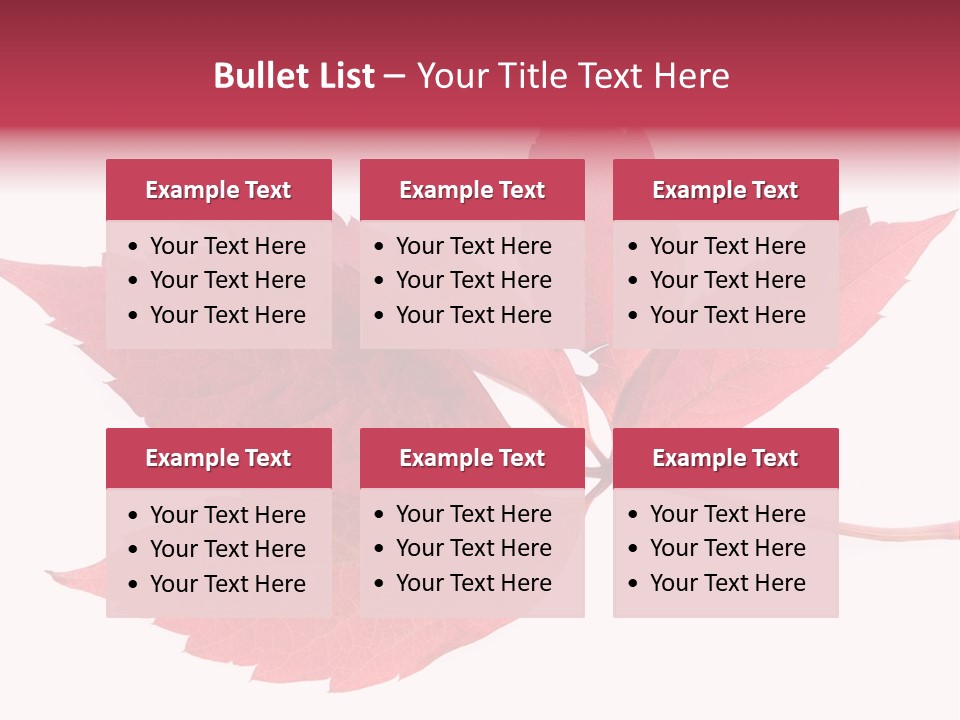 Fall Natural Botany PowerPoint Template