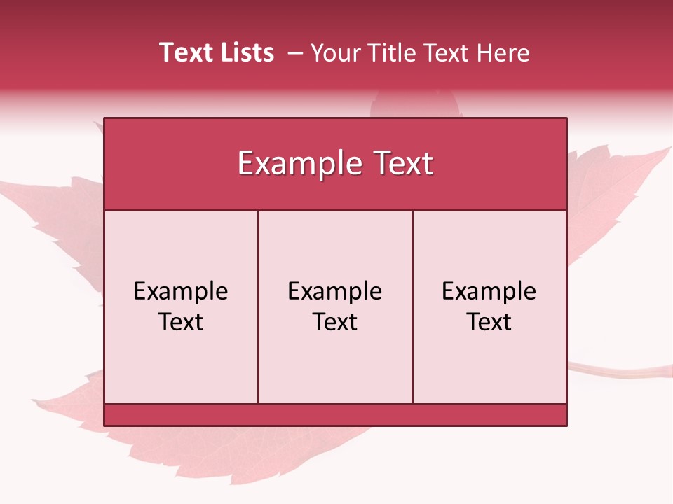 Fall Natural Botany PowerPoint Template