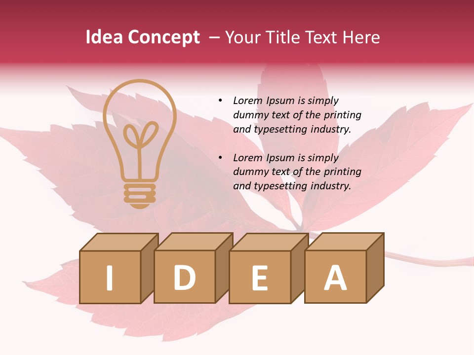 Fall Natural Botany PowerPoint Template