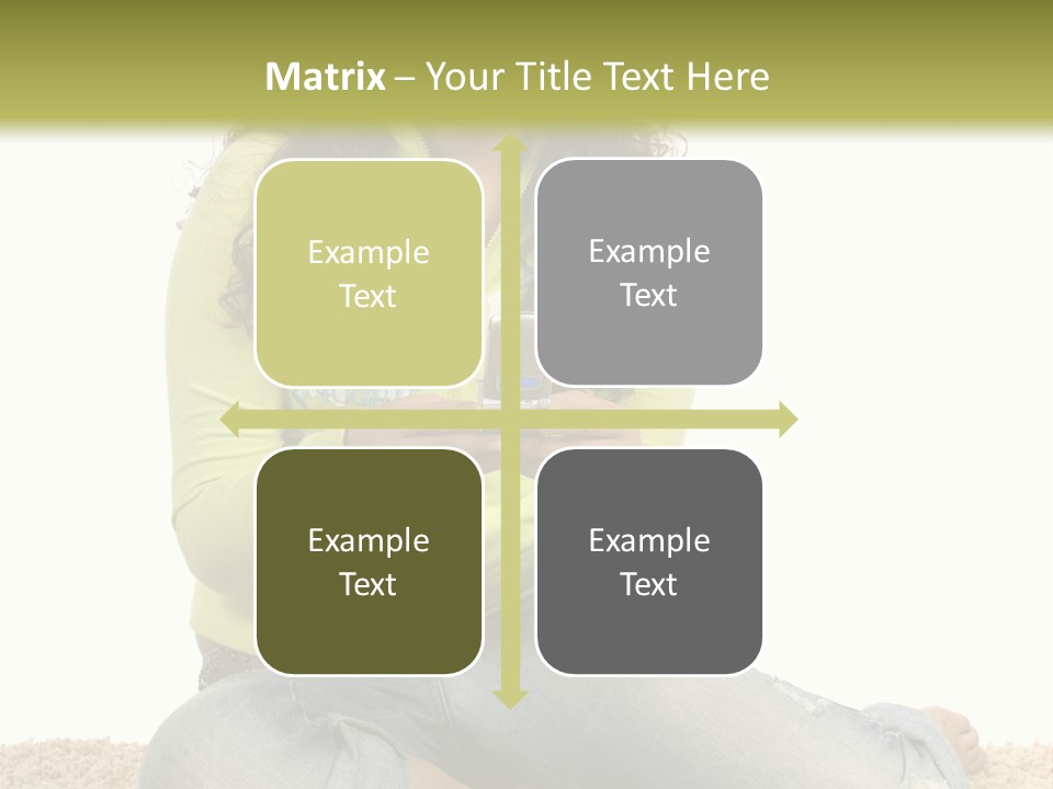 Information Write Keyboard PowerPoint Template