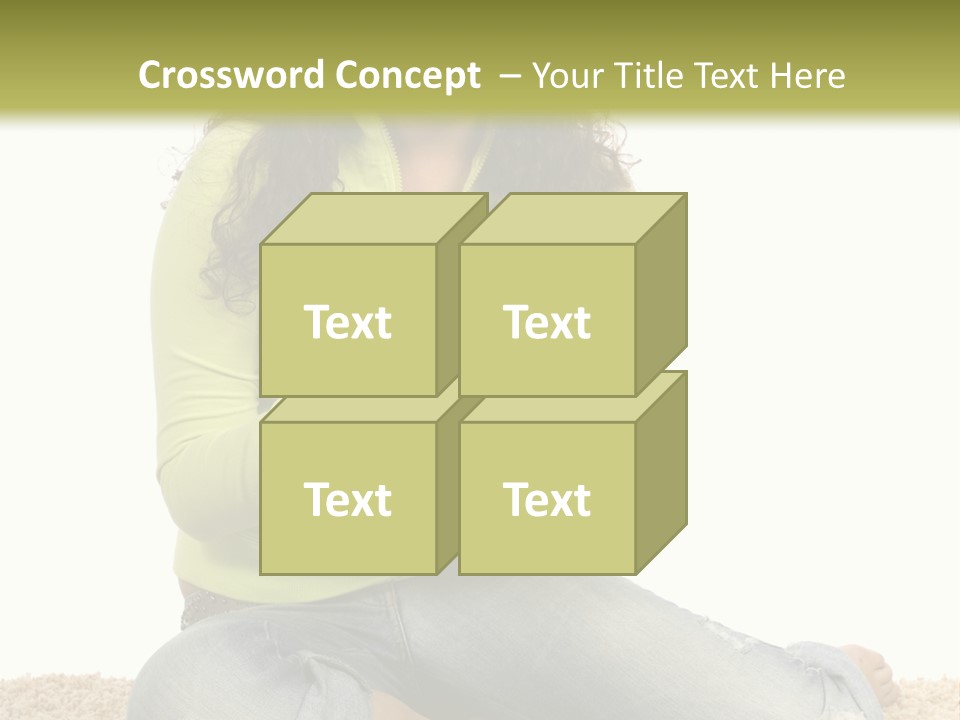Information Write Keyboard PowerPoint Template
