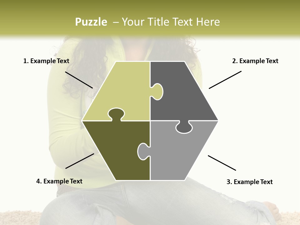 Information Write Keyboard PowerPoint Template