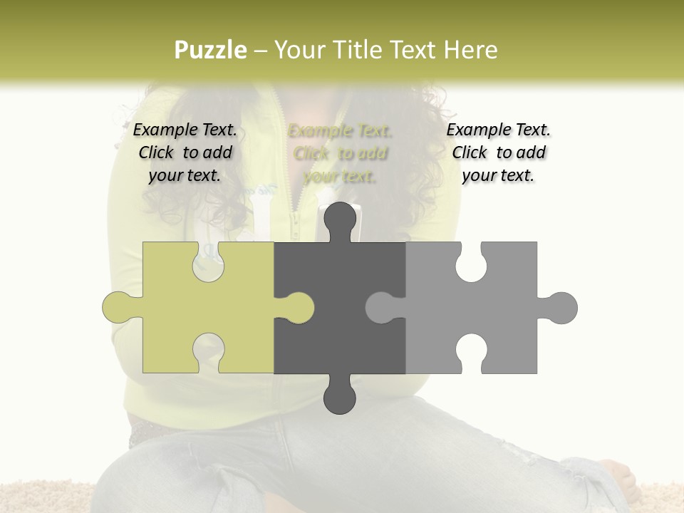 Information Write Keyboard PowerPoint Template