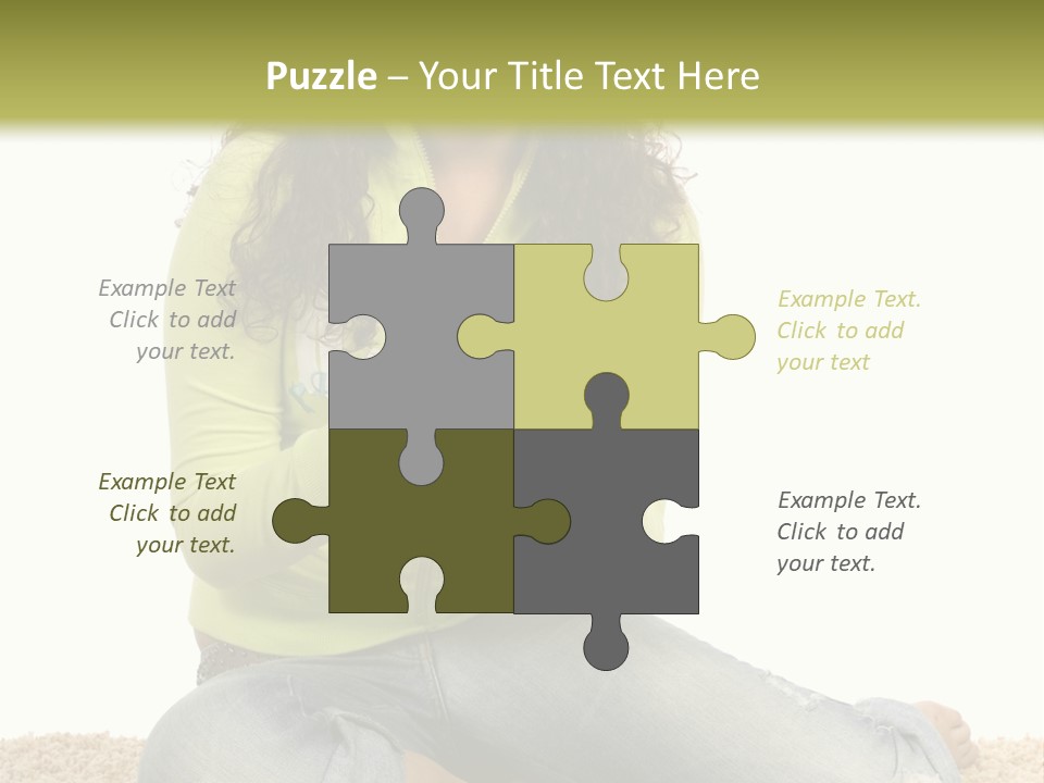 Information Write Keyboard PowerPoint Template