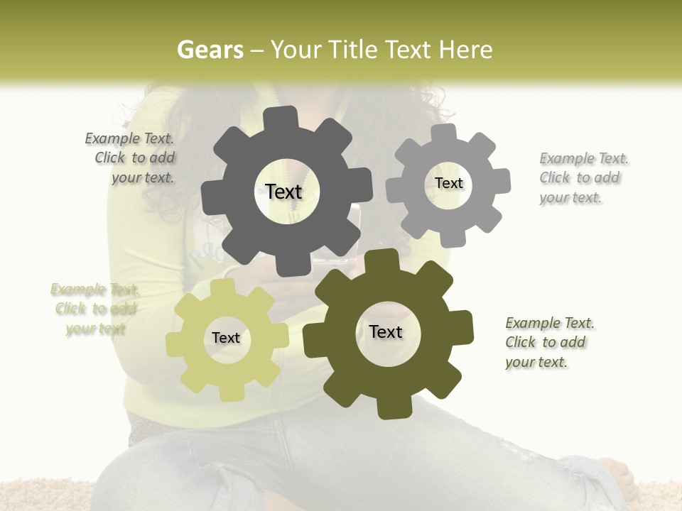 Information Write Keyboard PowerPoint Template