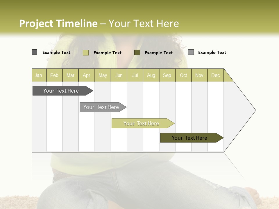 Information Write Keyboard PowerPoint Template