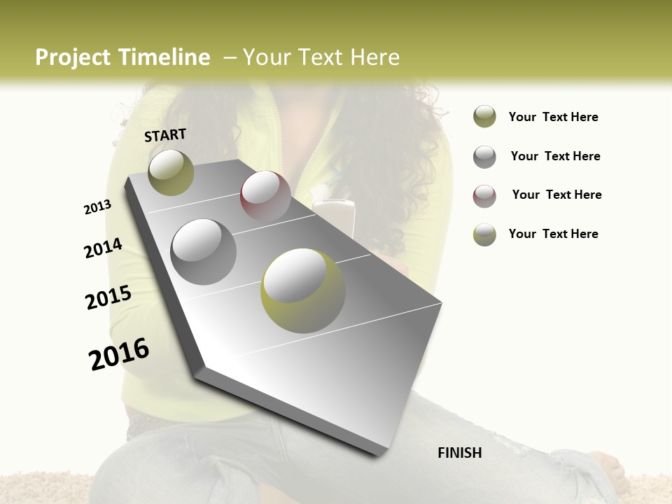 Information Write Keyboard PowerPoint Template