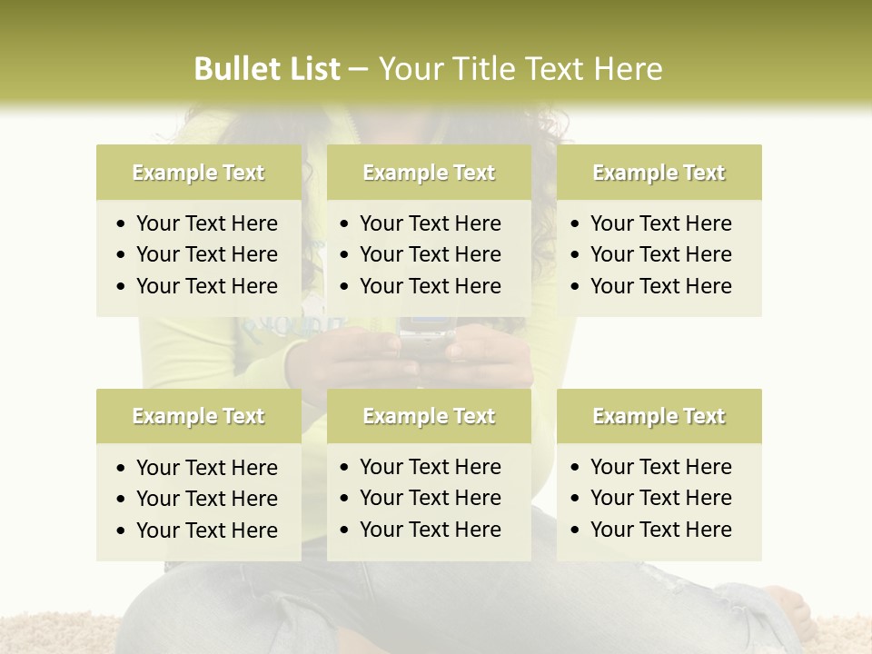 Information Write Keyboard PowerPoint Template