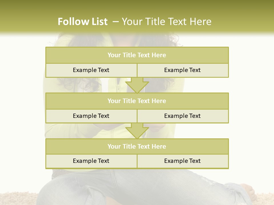 Information Write Keyboard PowerPoint Template