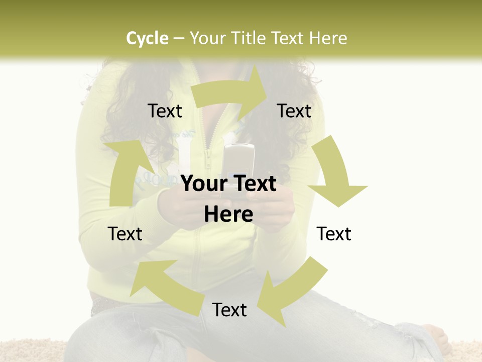 Information Write Keyboard PowerPoint Template
