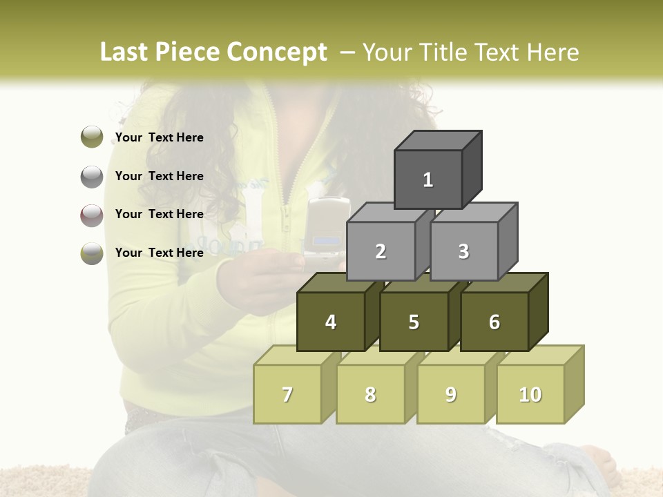 Information Write Keyboard PowerPoint Template