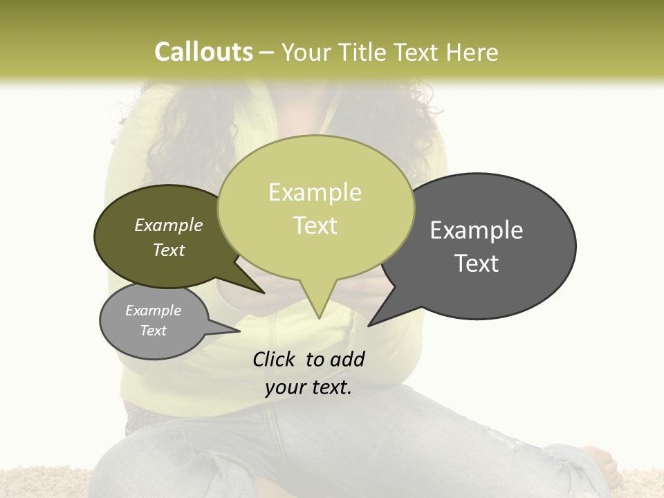 Information Write Keyboard PowerPoint Template
