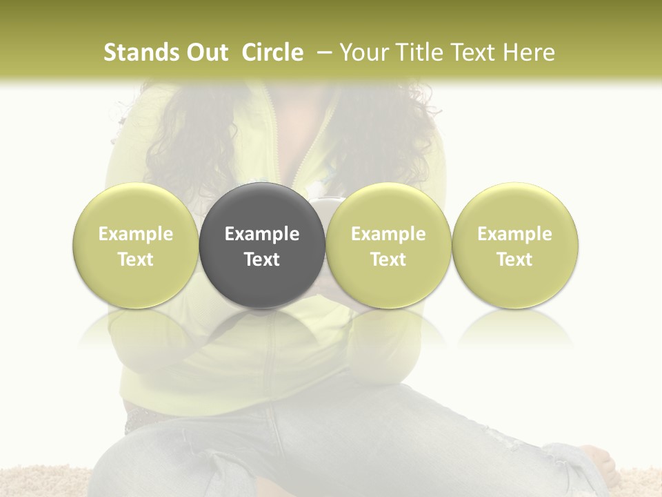 Information Write Keyboard PowerPoint Template