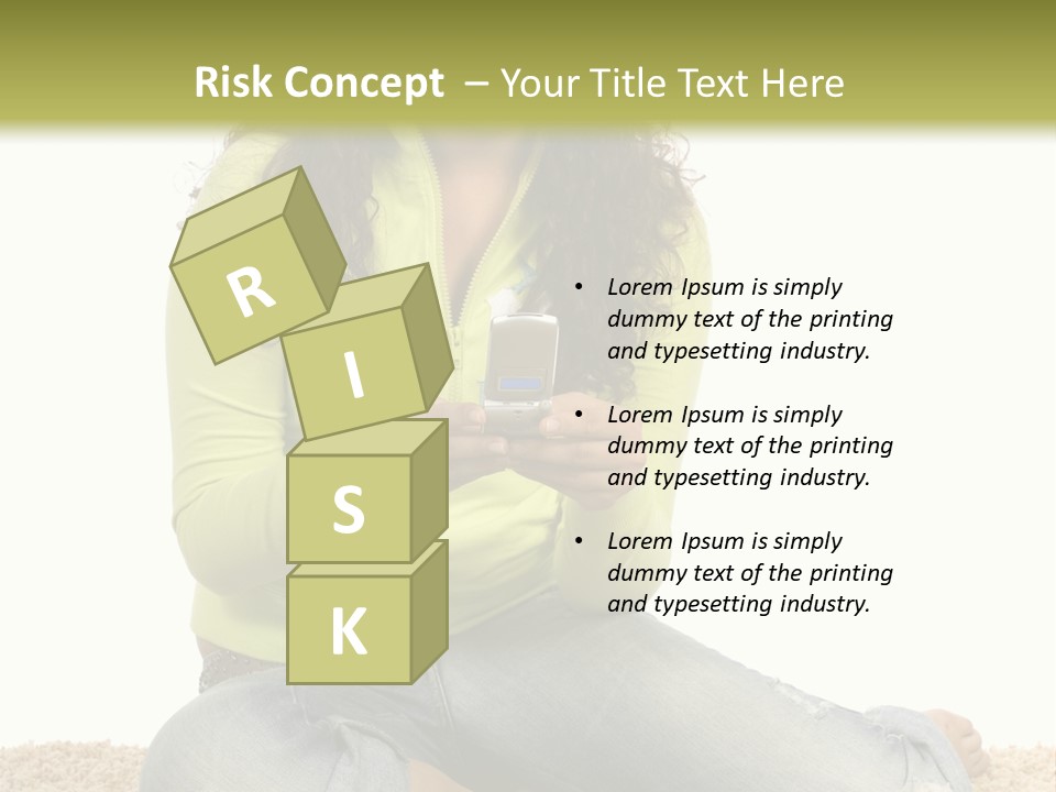 Information Write Keyboard PowerPoint Template