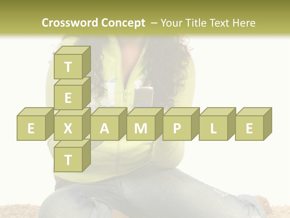 Information Write Keyboard PowerPoint Template