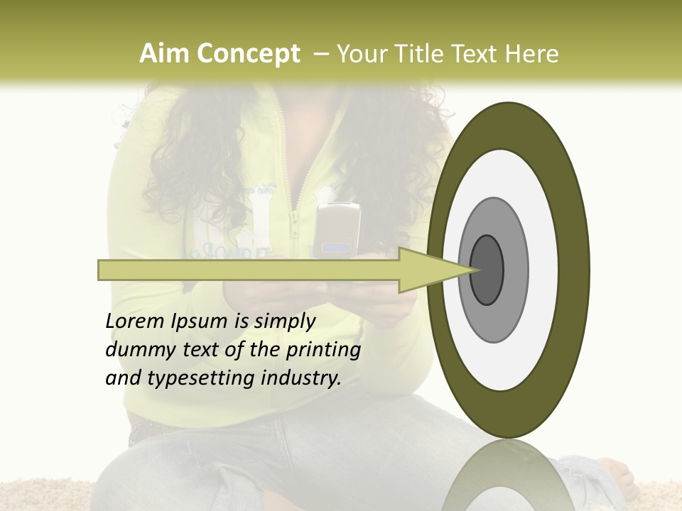 Information Write Keyboard PowerPoint Template