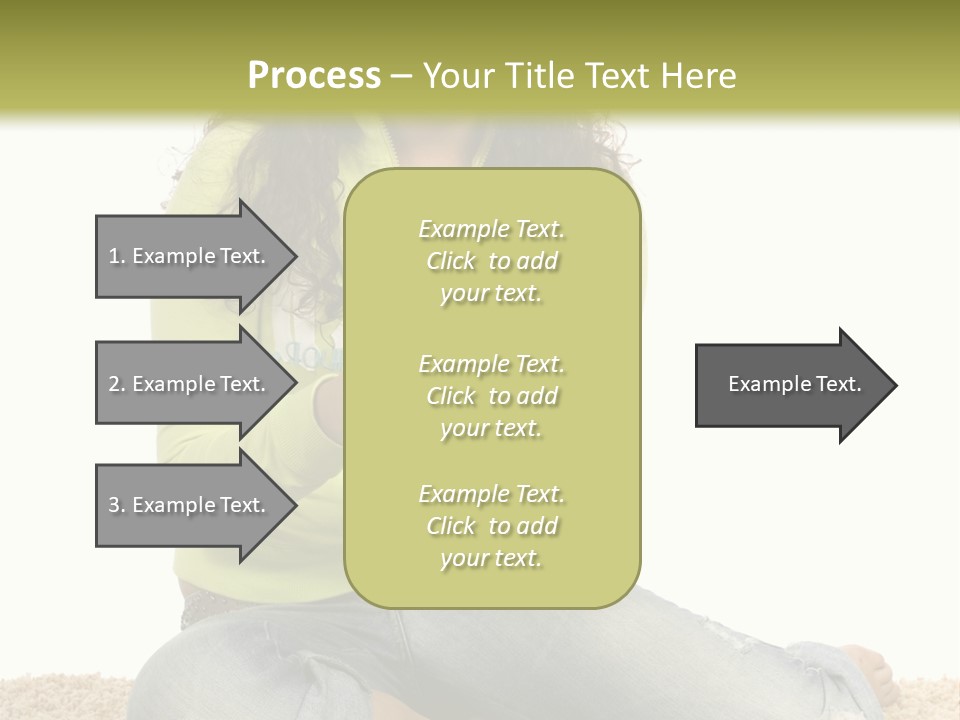 Information Write Keyboard PowerPoint Template