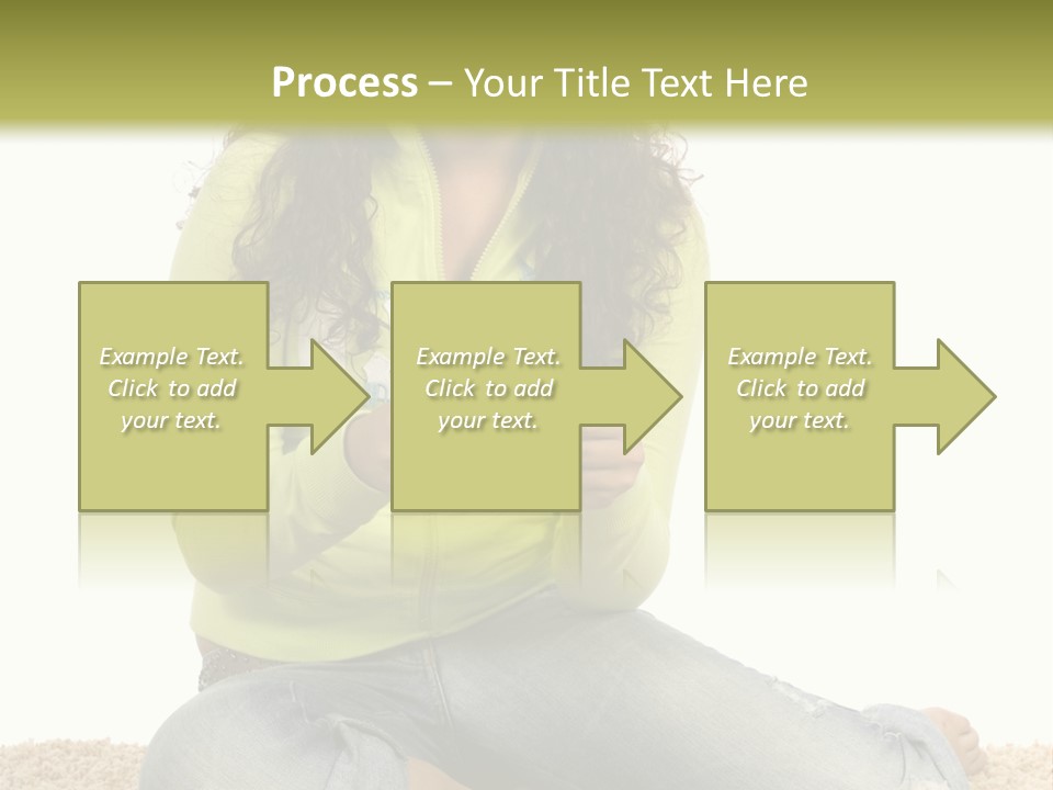 Information Write Keyboard PowerPoint Template