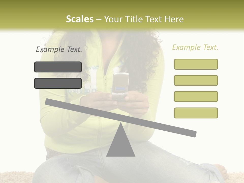 Information Write Keyboard PowerPoint Template