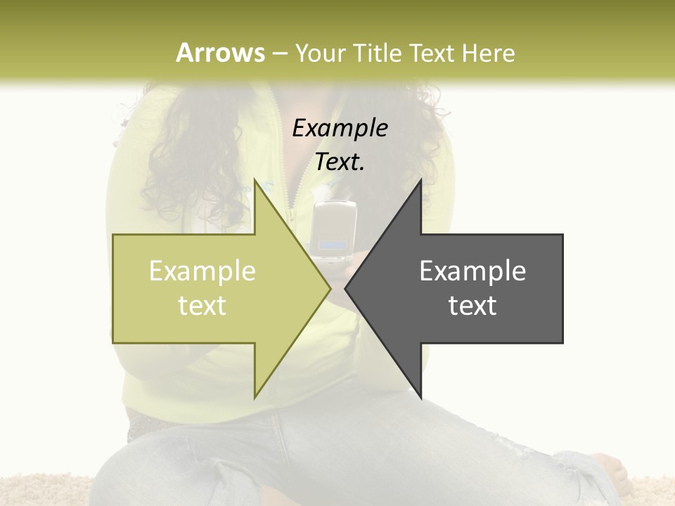 Information Write Keyboard PowerPoint Template
