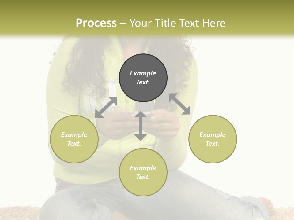 Information Write Keyboard PowerPoint Template