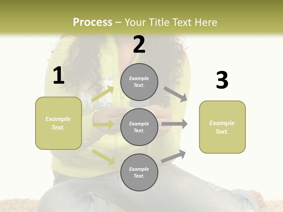 Information Write Keyboard PowerPoint Template