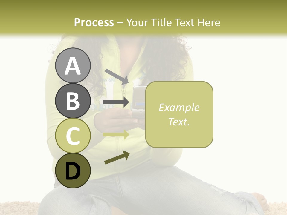 Information Write Keyboard PowerPoint Template