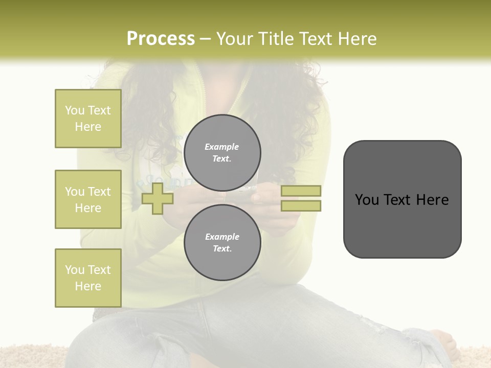 Information Write Keyboard PowerPoint Template