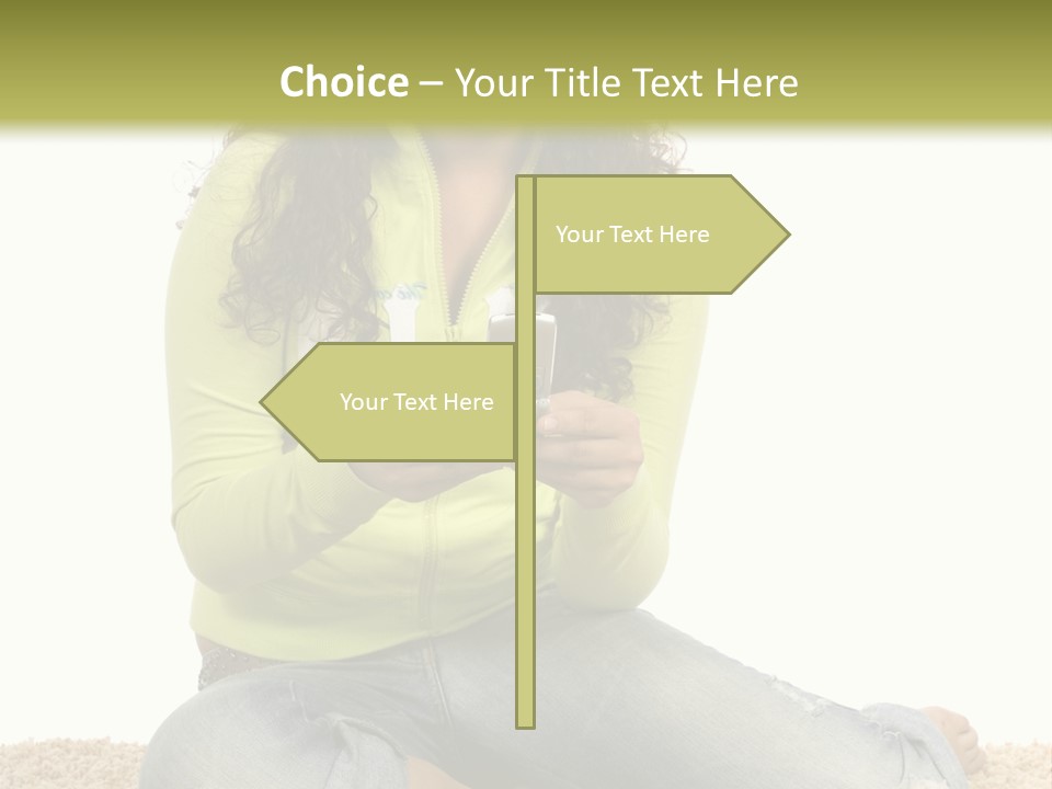 Information Write Keyboard PowerPoint Template