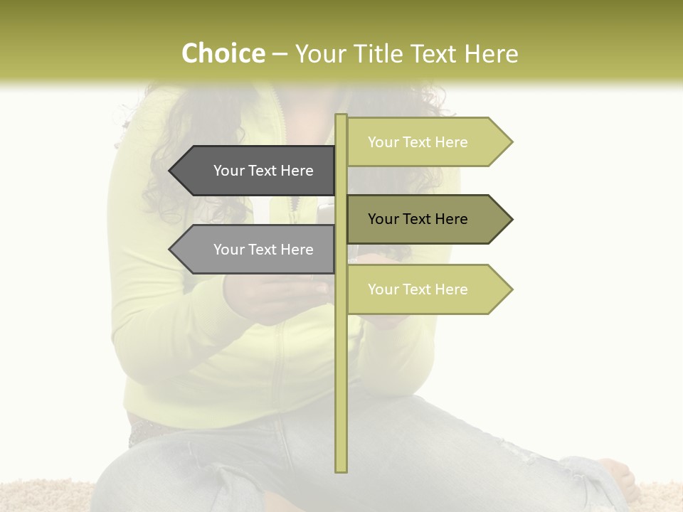 Information Write Keyboard PowerPoint Template
