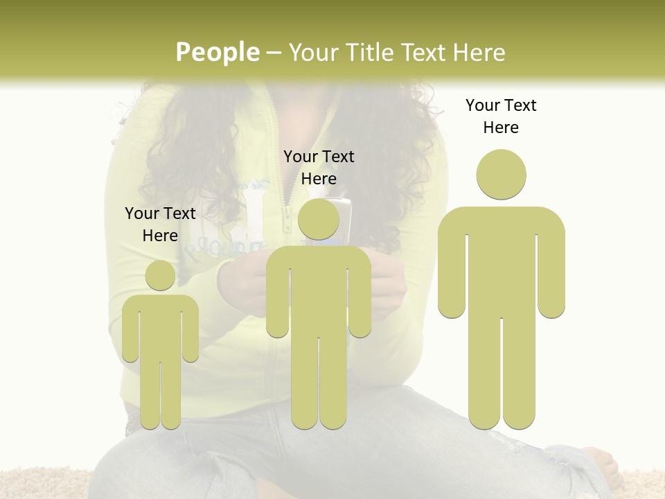 Information Write Keyboard PowerPoint Template