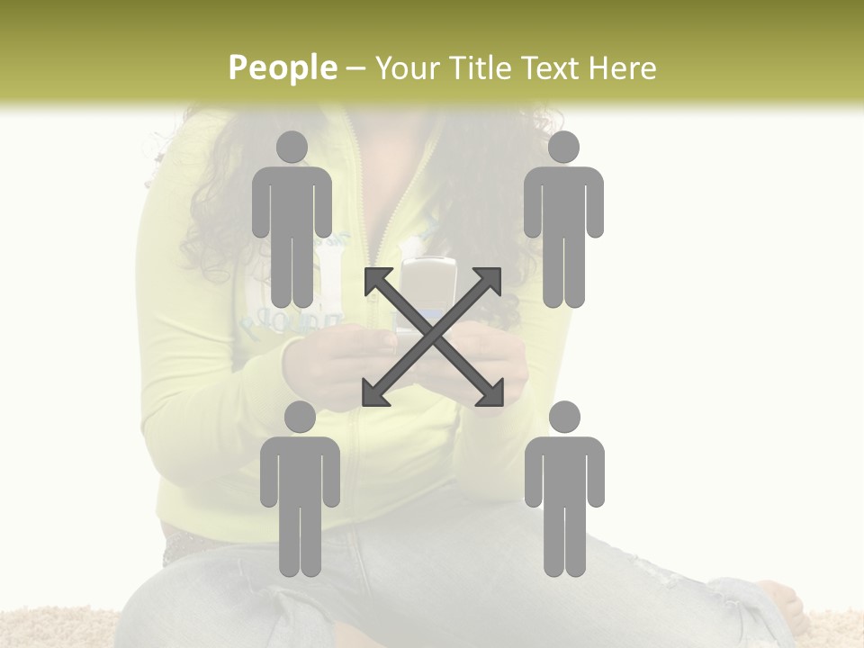 Information Write Keyboard PowerPoint Template