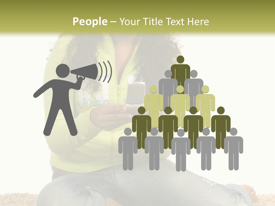 Information Write Keyboard PowerPoint Template