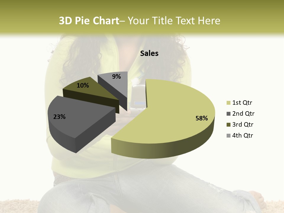 Information Write Keyboard PowerPoint Template