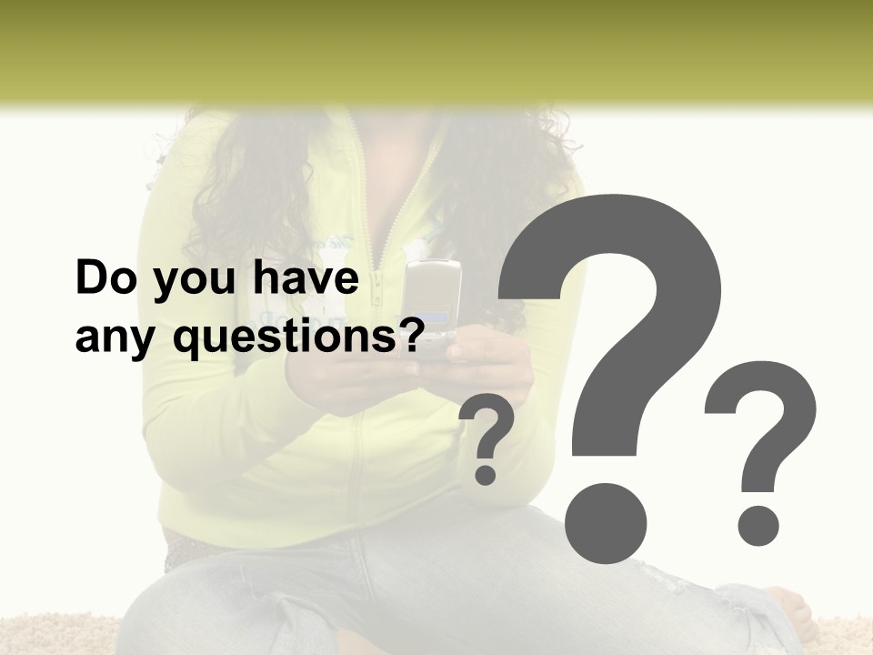 Information Write Keyboard PowerPoint Template