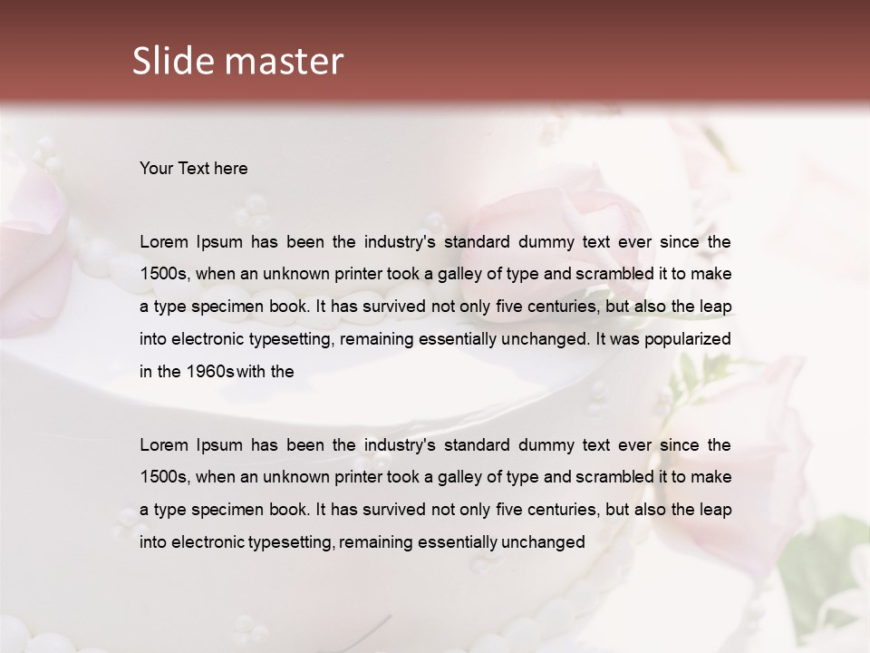 Columns Yummy Pink PowerPoint Template